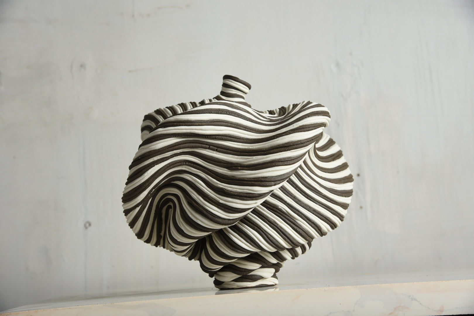 Black and White Vessel