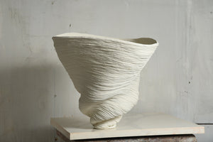 Big White Bowl Vase #2