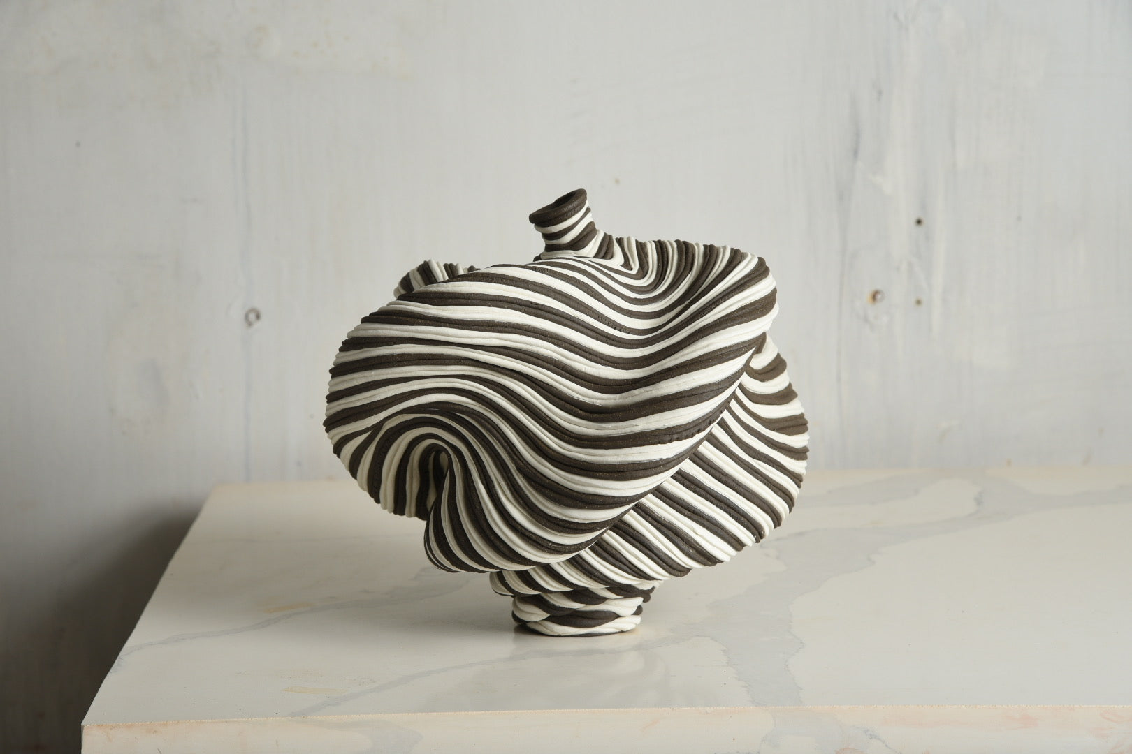 Black and White Vessel