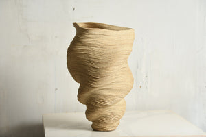 Tall Tan Vase