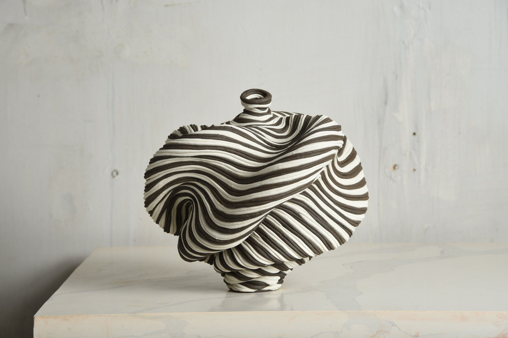 Black and White Vessel