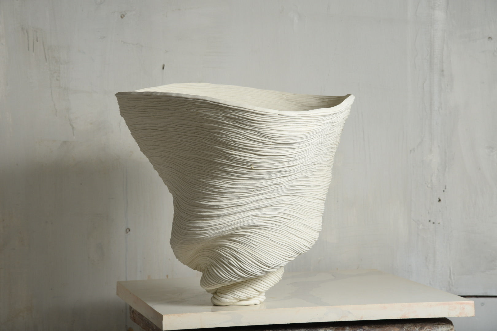Big White Bowl Vase #2