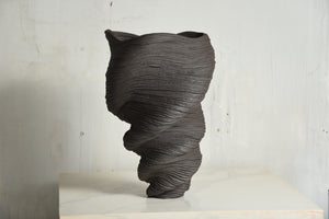 Tall Black Vase