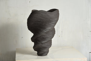 Tall Black Vase