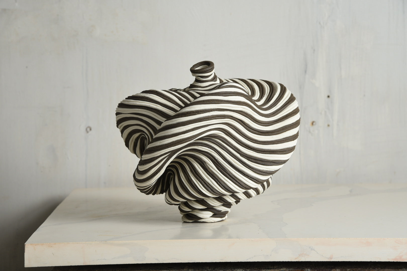 Black and White Vessel
