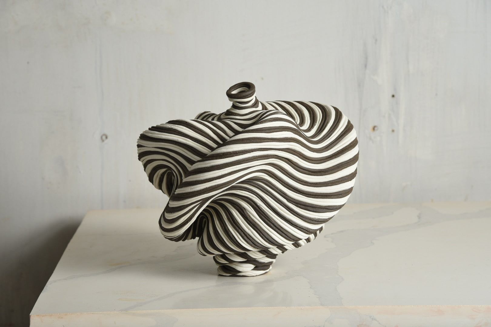 Black and White Vessel