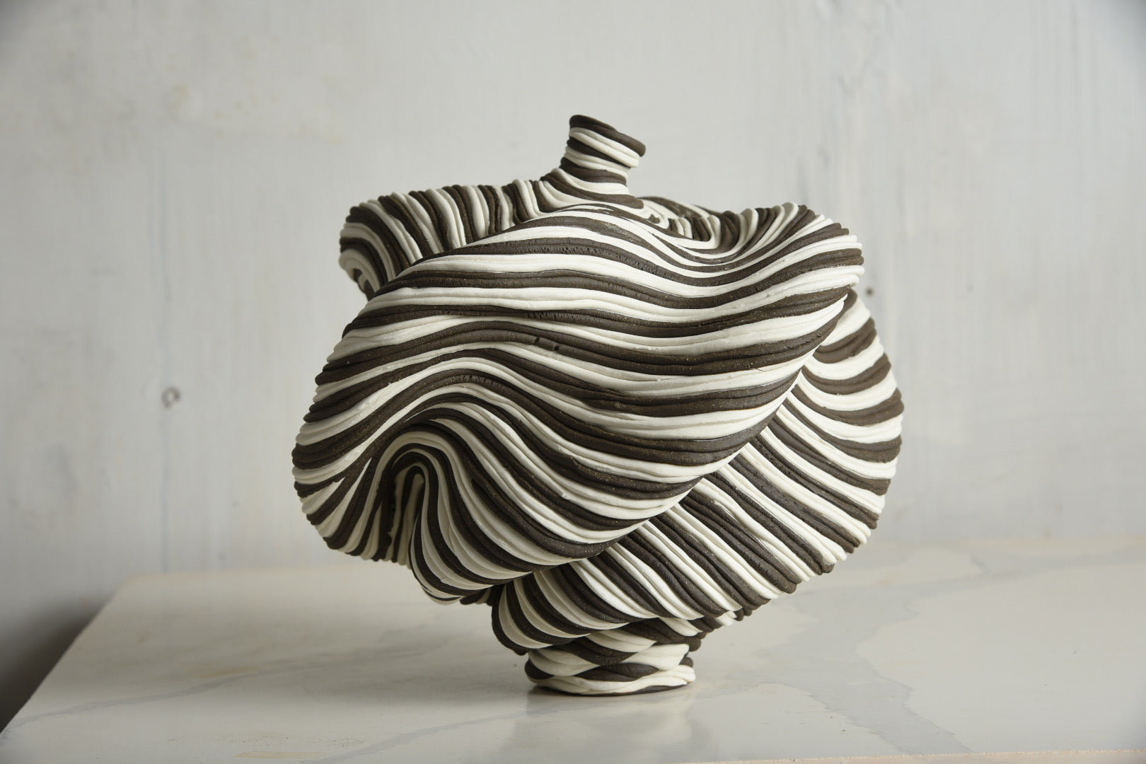 Black and White Vessel