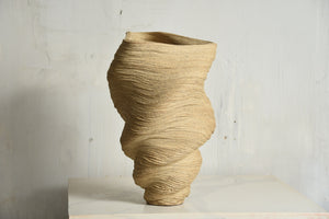 Tall Tan Vase